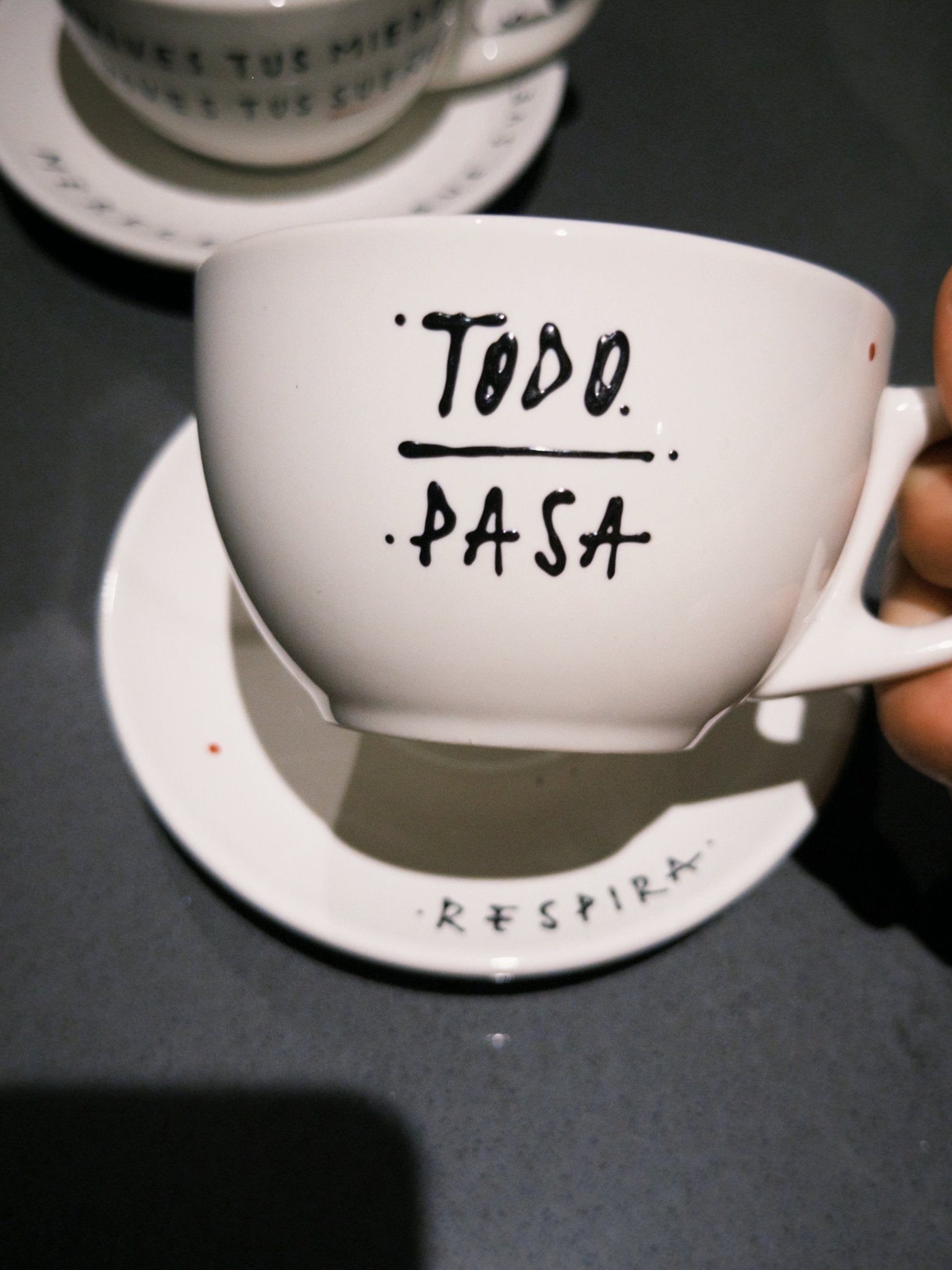 Americano hand - painted cup - Camilo Rojas Shop