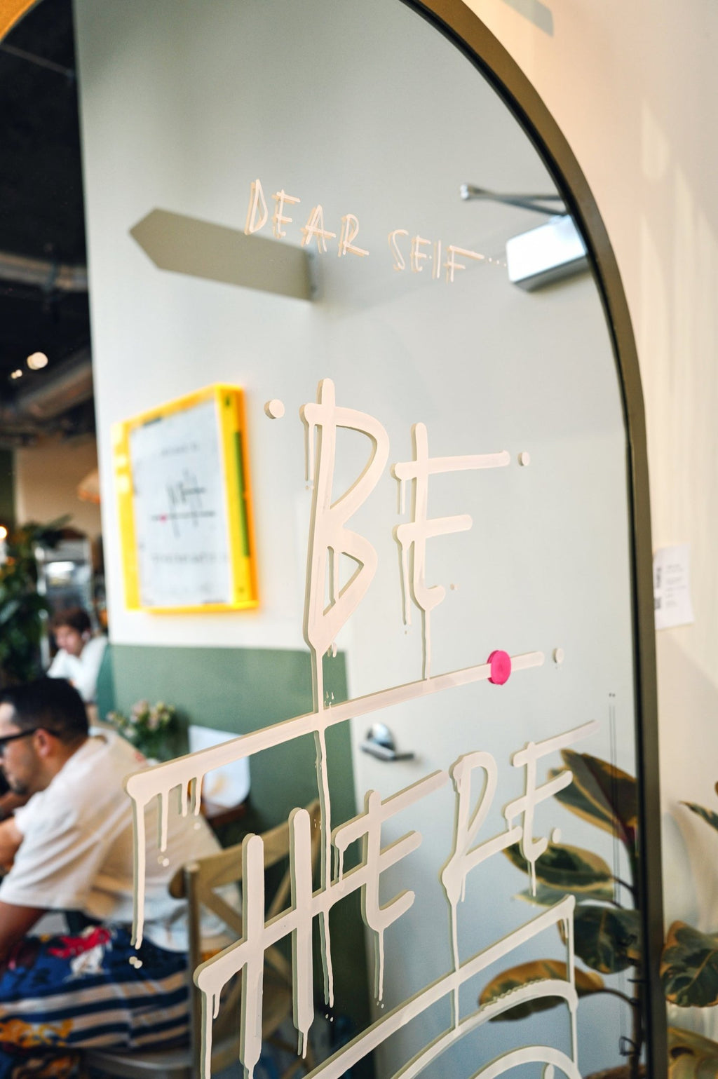 Dear self, be here now - mirror - Camilo Rojas Shop