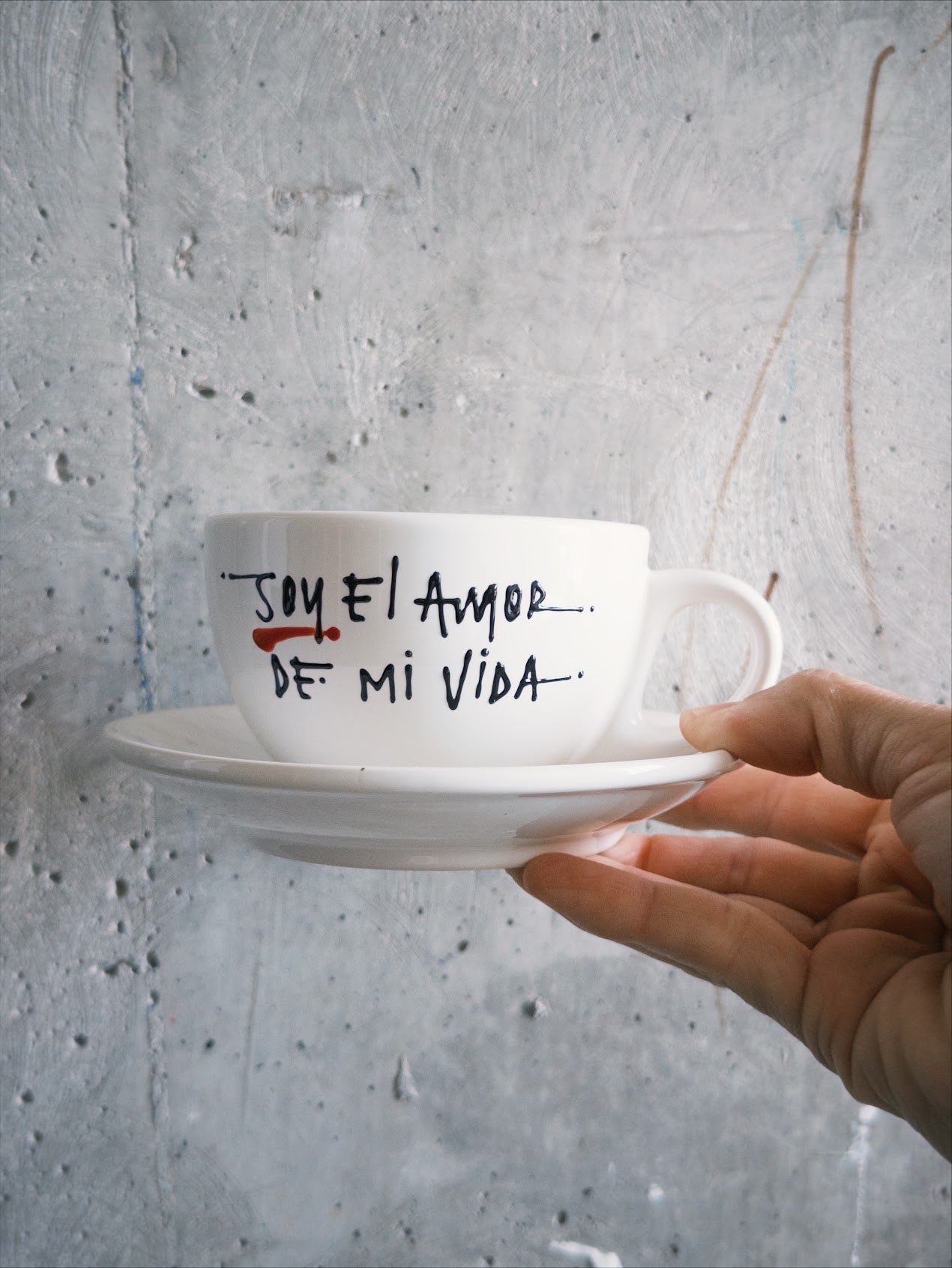 Hand - Painted Americano cup - Camilo Rojas Shop