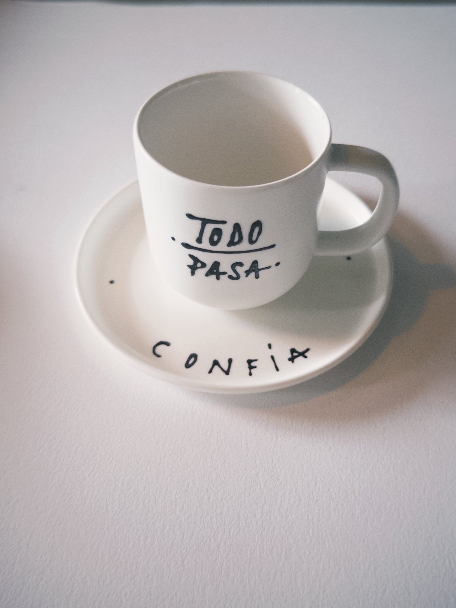 Hand - Painted Espresso Cup - Camilo Rojas Shop