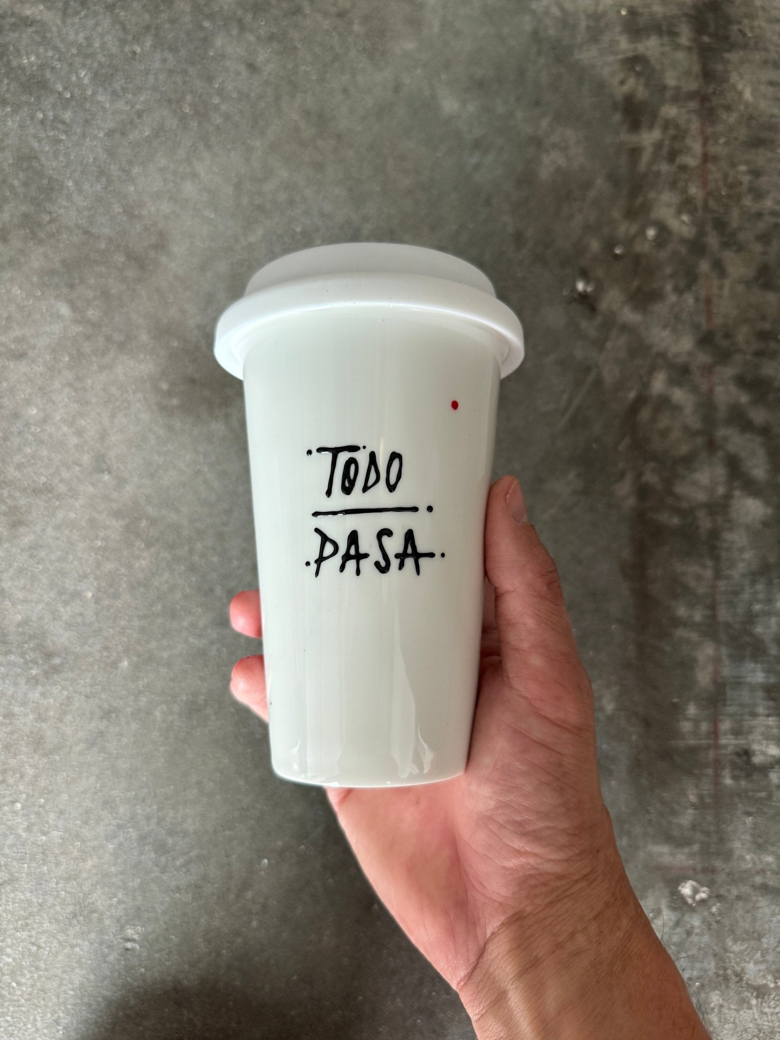 Hand - Painted Travel Mug - Camilo Rojas Shop