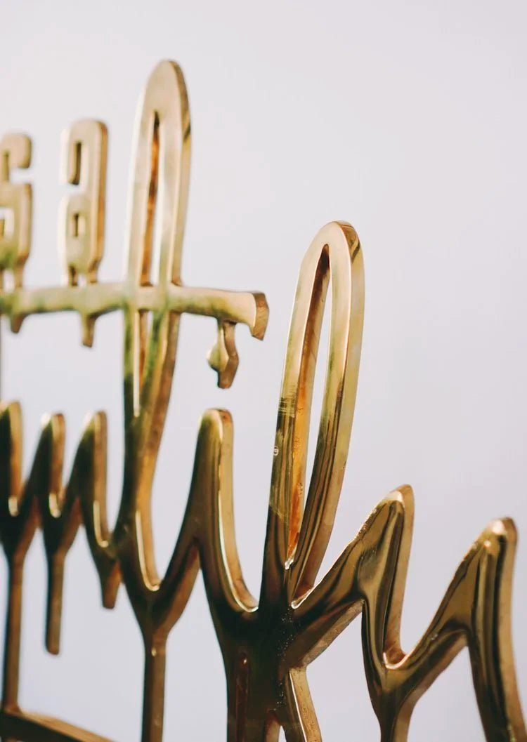 It's a Beautiful Day © Calligraphy Sculpture - Camilo Rojas Shop