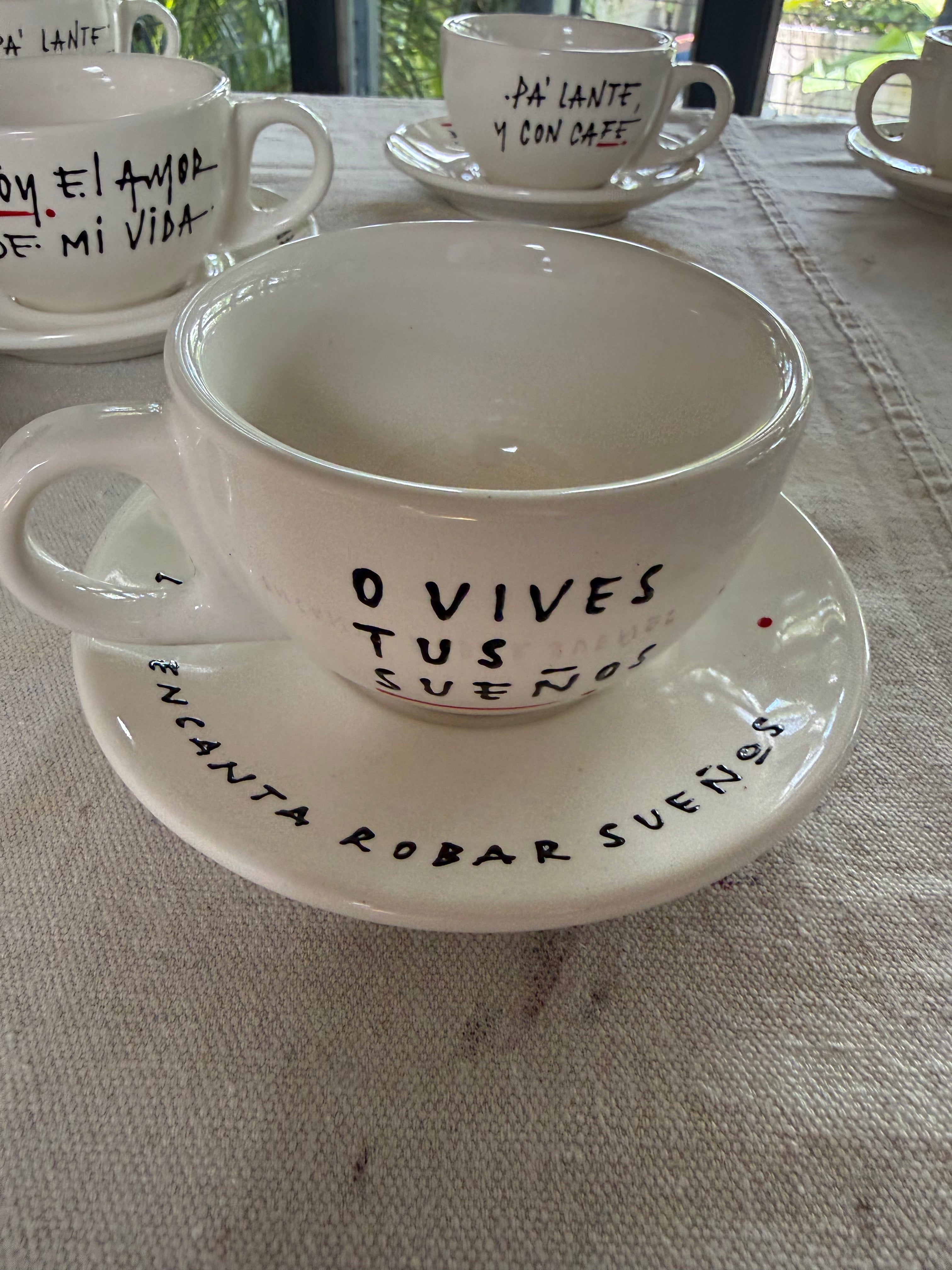 Hand-Painted Americano cup