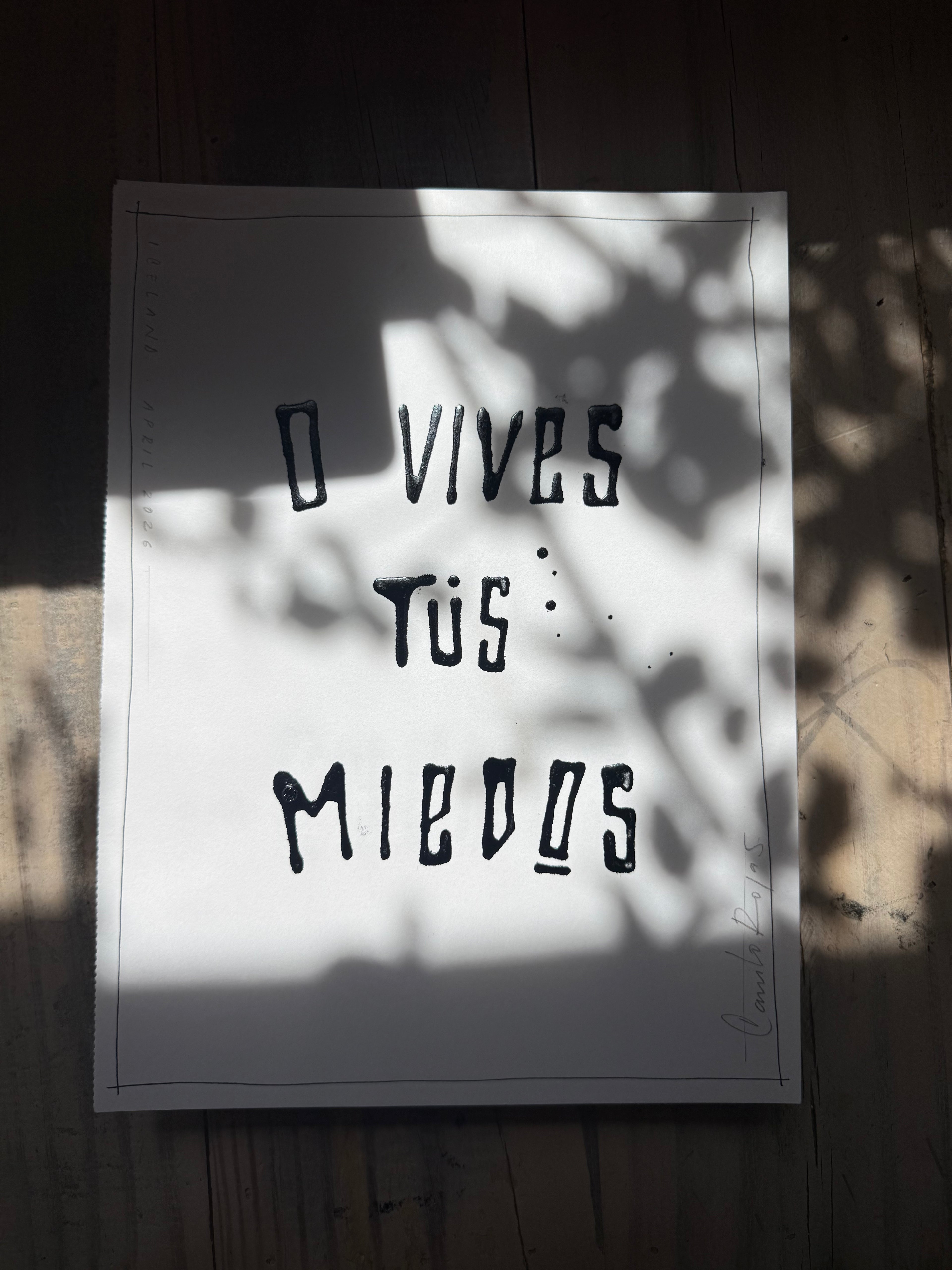 o vives tus miedos o vives tus sueños