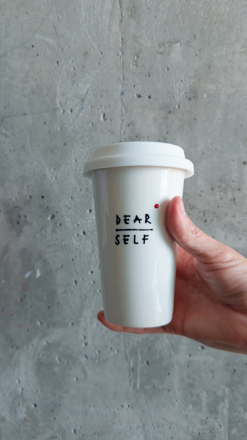 Hand-Painted Travel Mug