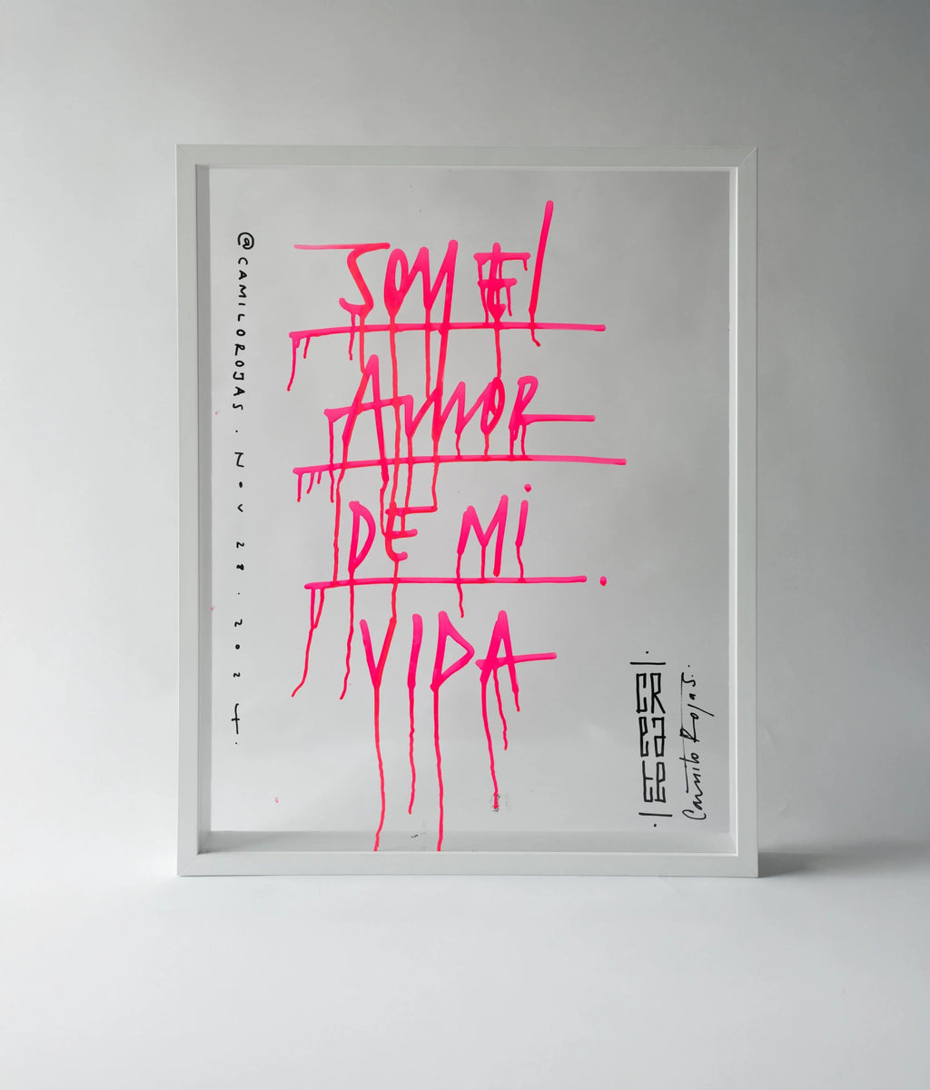 Soy el amor de mi vida Acrylic - Camilo Rojas Shop