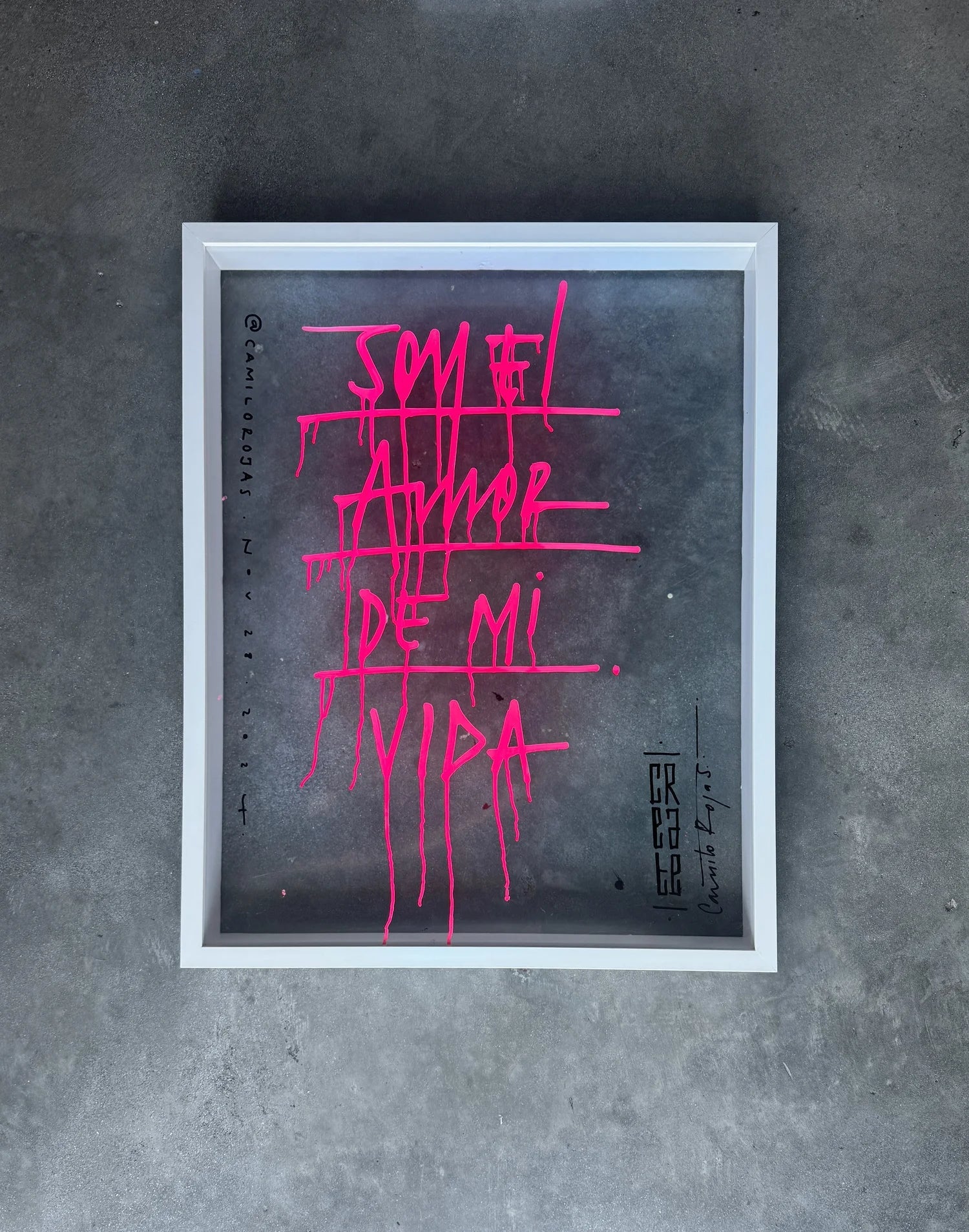 Soy el amor de mi vida Acrylic - Camilo Rojas Shop