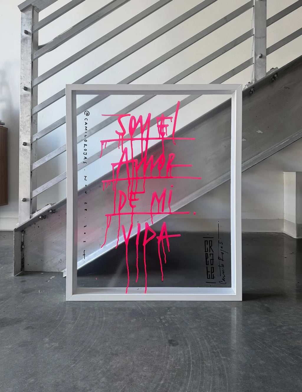 Soy el amor de mi vida Acrylic - Camilo Rojas Shop