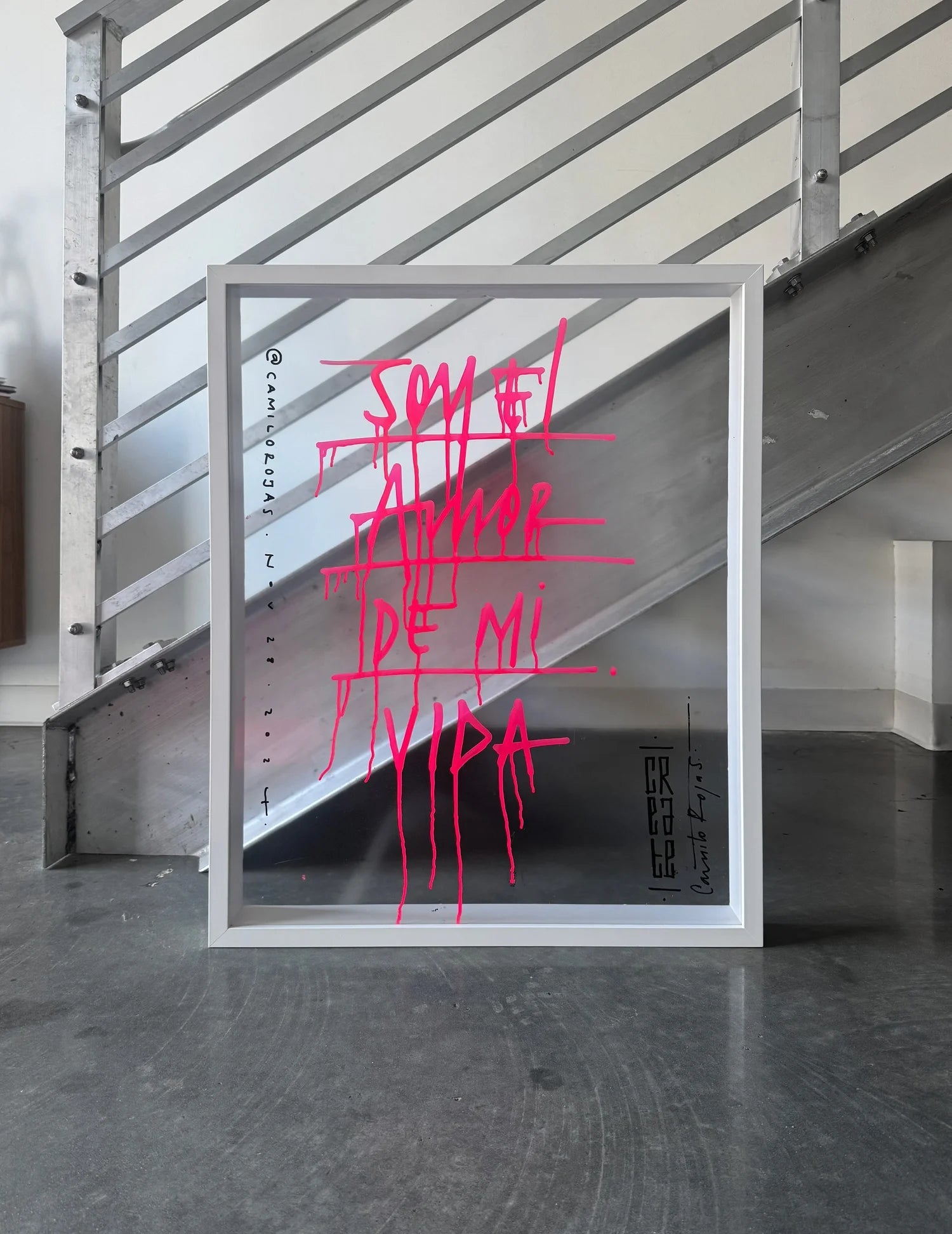 Soy el amor de mi vida Acrylic - Camilo Rojas Shop