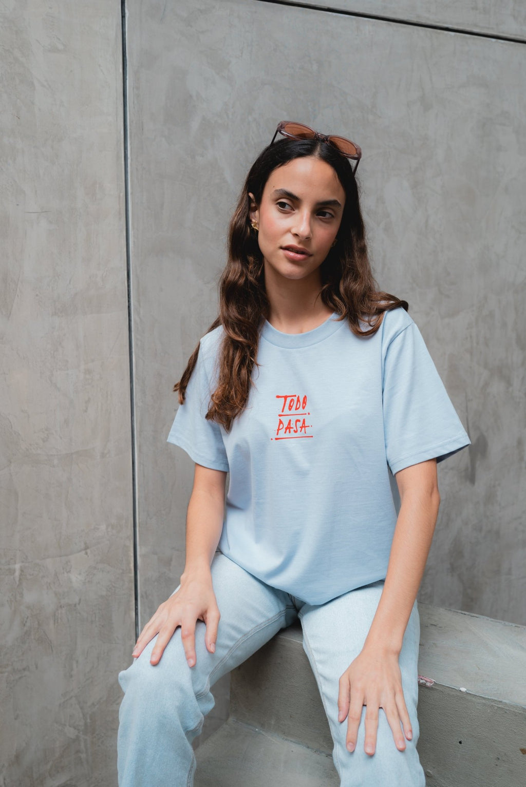 Todo Pasa Pastel Blue - Camilo Rojas Shop