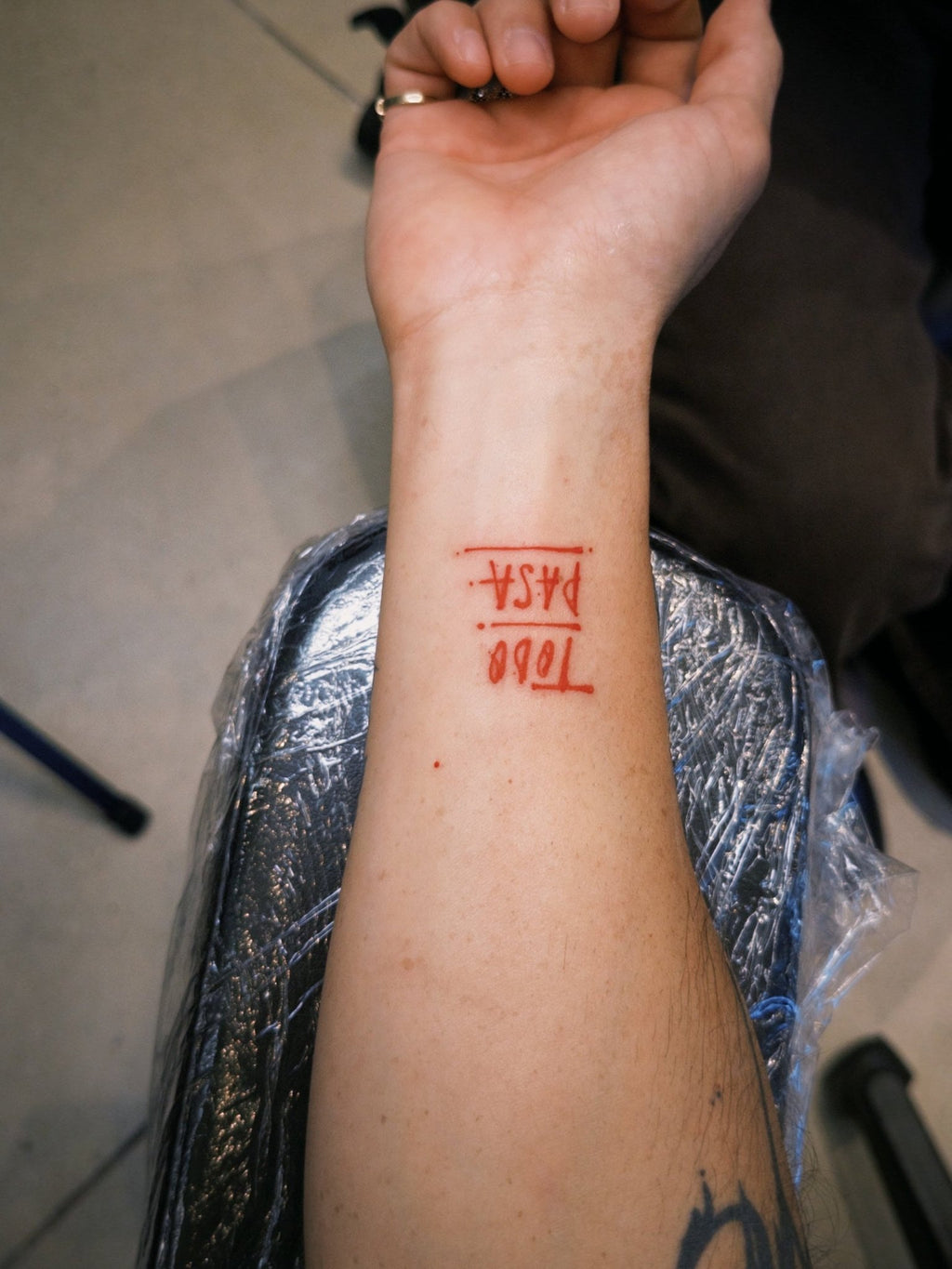 TODO PASA tattoo ticket - Camilo Rojas Shop