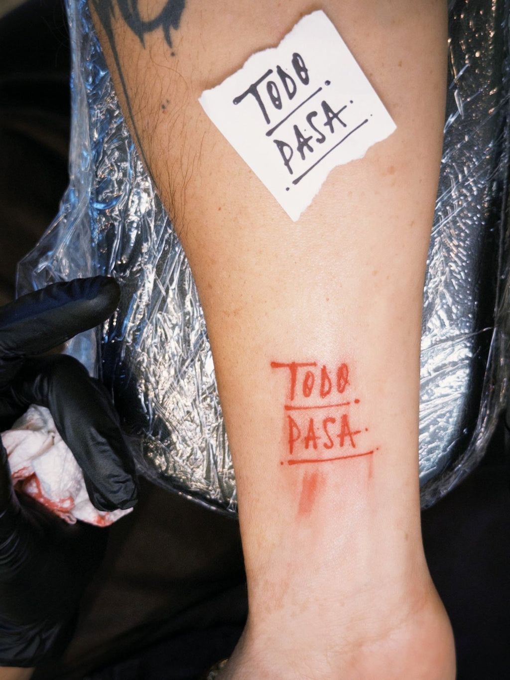 TODO PASA tattoo ticket - Camilo Rojas Shop