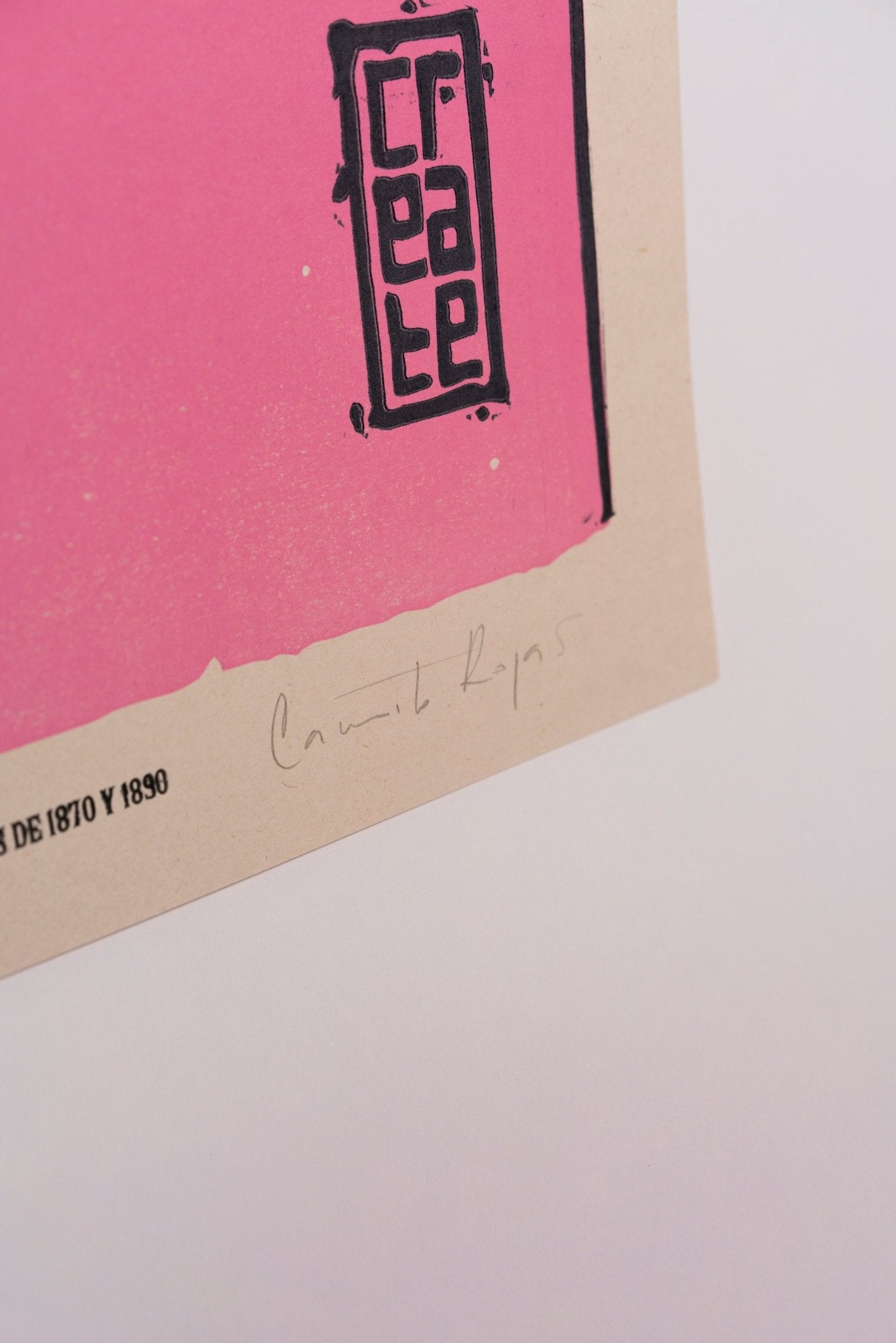 Uno nunca sabe, pero siempre siente poster - Camilo Rojas Shop