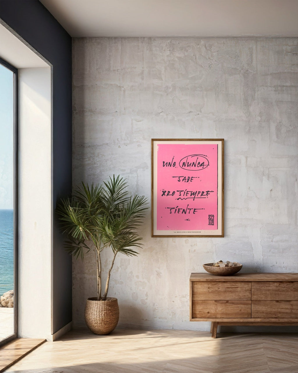 Uno nunca sabe, pero siempre siente poster - Camilo Rojas Shop